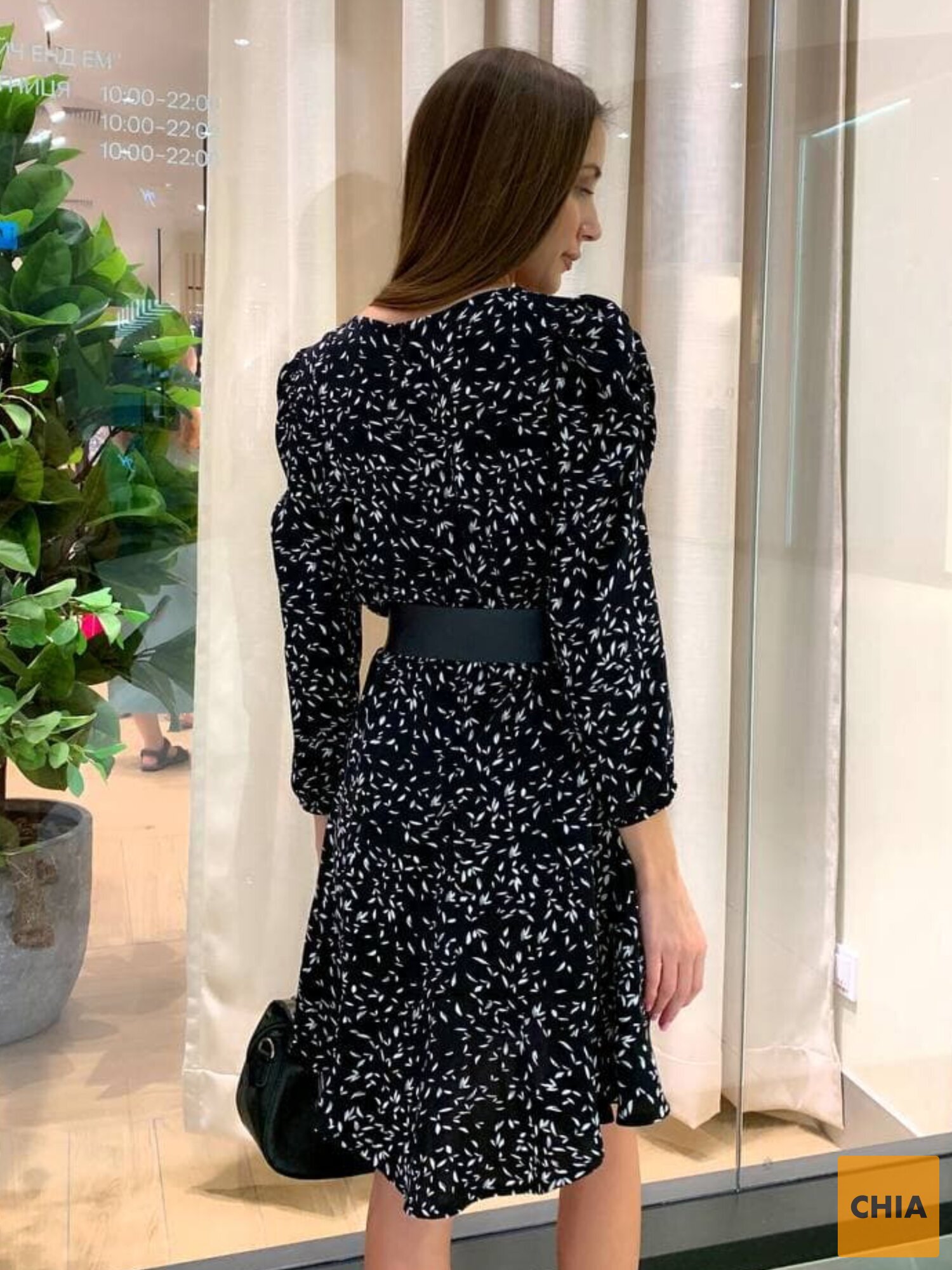 Платье с мелким узором