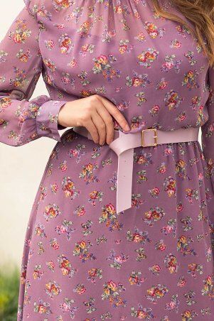 Glem: Платье Вита д/р лиловый-букет Роз p73523 - фото 5