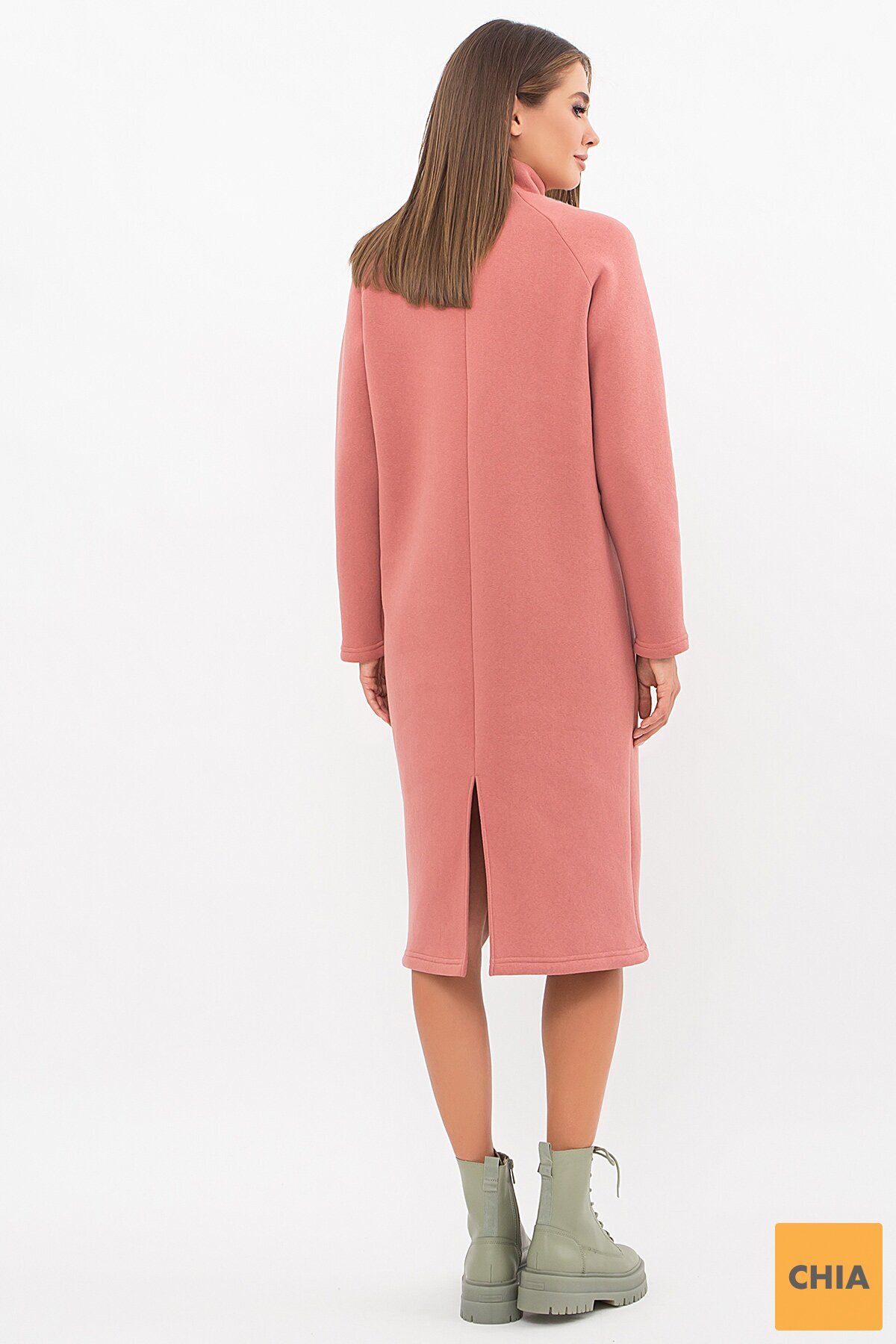 Платье Айсин д/р розовый персик