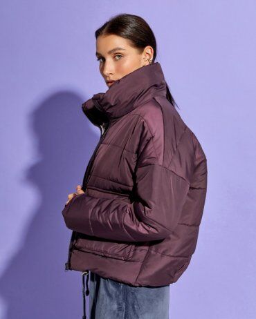 ISSA PLUS: Куртки SA-309_фиолетовый - фото 2