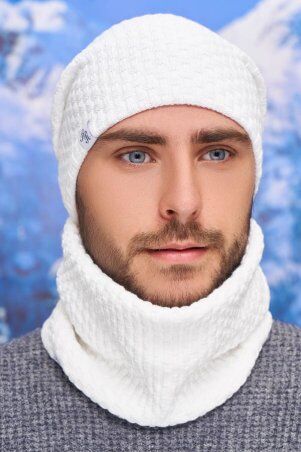 Braxton: Теплый мужской комплект с шапкой и бафом  (5141-7) 5141-7 - фото 1