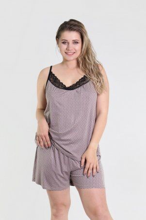 NEL: Женская пижама большого размера 1523-92 - фото 4