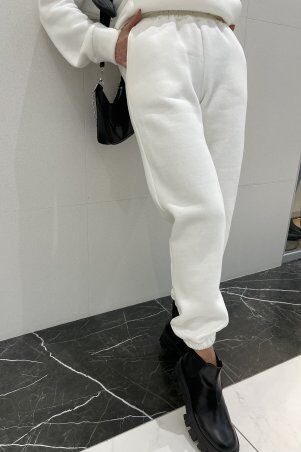 Jadone Fashion: Штаны Герби белый - фото 1