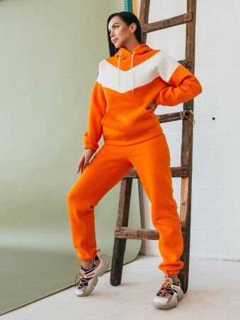 Larionoff: Спортивный костюм Tallin Оранжевый-белый 002206 - фото 1