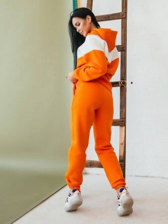 Larionoff: Спортивный костюм Tallin Оранжевый-белый 002206 - фото 3