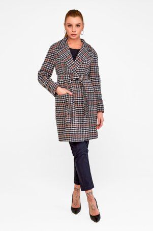 Emass: Пальто Нова червоно-чорний 350/1-48-1 - фото 2