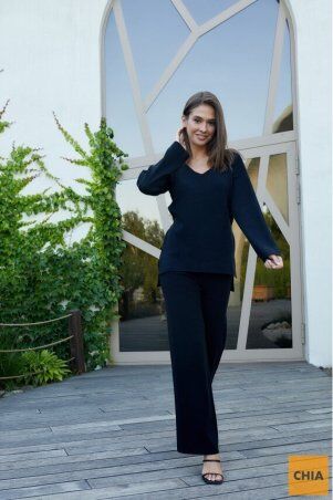 Prima Fashion Knit: Вязаный костюм "Алина" - черный 2765007 - фото 3