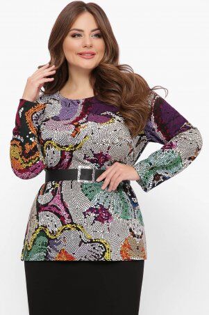 Tatiana: Блуза из трикотажного полотна ИЛОНА фиолетовая - фото 1