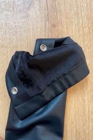 Itelle: Шкіряні штани чорного кольору Алекса 4266 - фото 2