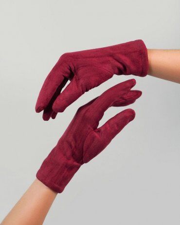 ISSA PLUS: Женские перчатки PE-07_фиолетовый - фото 1