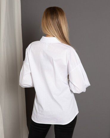 ISSA PLUS: Рубашки SA-353_белый - фото 3