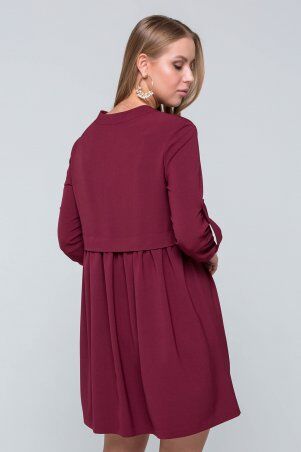Emass: Сукня-сорочка «Герда» бордо 1001-14-5 - фото 4