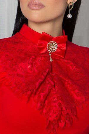 Glem: Платье Фелисити-1 д/р красный p77485 - фото 4