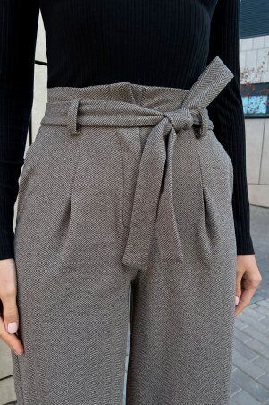 Itelle: Широкі штани-палаццо бежевого кольору Моніка 4276 - фото 2