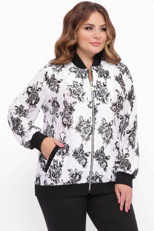 Tatiana: Бомбер из гипюра (розы) ФОНДА белый - фото 2