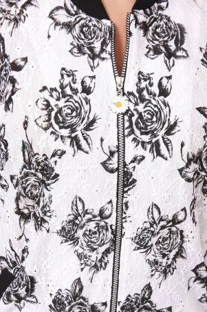 Tatiana: Бомбер из гипюра (розы) ФОНДА белый - фото 4