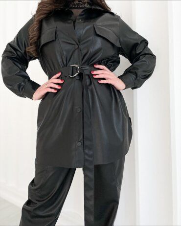 Safika: Костюм Таурус Экокожа черный 018_294850 - фото 2