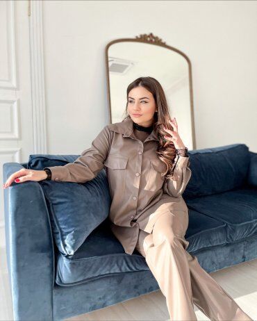 Safika: Костюм Таурус Экокожа мокко 018_294837 - фото 3