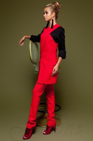 Jadone Fashion: Костюм Канди червоний - фото 2