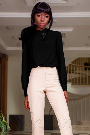 Jadone Fashion: Рубашка Vitton чорний - фото 2