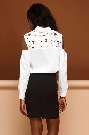Jadone Fashion: Рубашка Бонни білий - фото 7