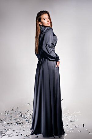 Jadone Fashion: Платье Shine Графіт - фото 1