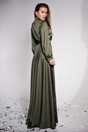 Jadone Fashion: Платье Shine хакі - фото 3