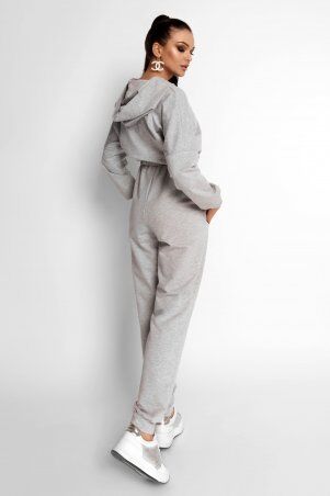 Jadone Fashion: Комбинезон Teddy сірий - фото 5