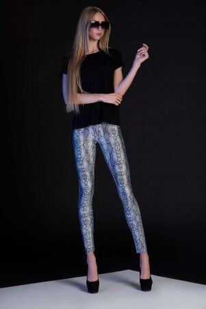 Jadone Fashion: Леггинсы Хельга сірий - фото 1