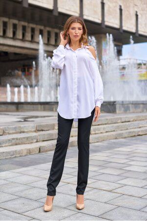 Jadone Fashion: Рубашка Айза молочний - фото 2