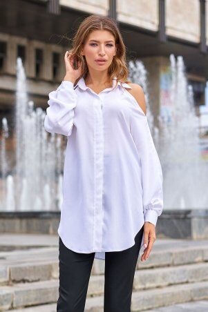 Jadone Fashion: Рубашка Айза молочний - фото 3