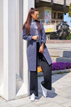 Jadone Fashion: Облегченное пальто Джесси синій - фото 1
