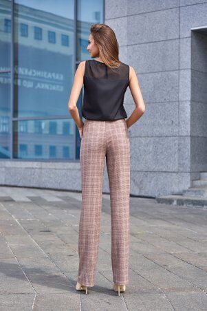 Jadone Fashion: Брюки Данис коричневий - фото 5