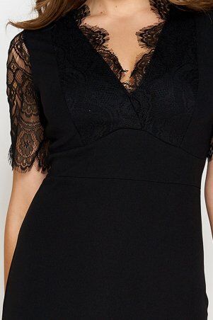Jadone Fashion: Платье Менди чорний - фото 3
