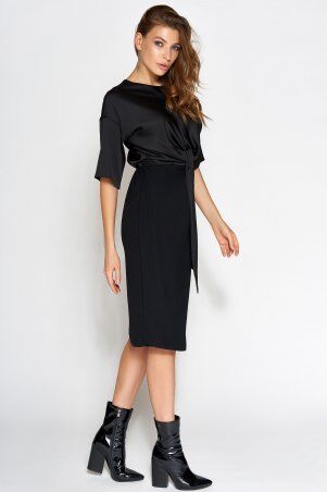 Jadone Fashion: Платье Этель чорний - фото 3