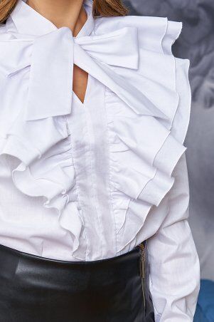 Jadone Fashion: Рубашка Арди білий - фото 2