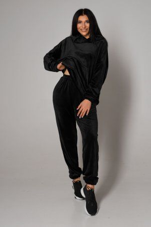 Jadone Fashion: Прогулочный костюм Велли чорний - фото 2