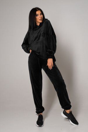 Jadone Fashion: Прогулочный костюм Велли чорний - фото 3