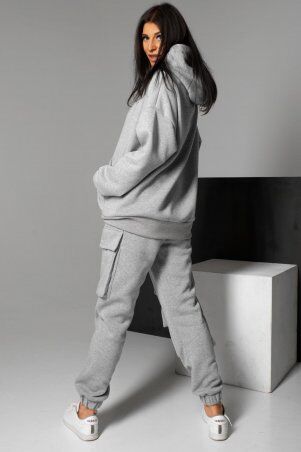 Jadone Fashion: Худи Руби сірий - фото 5