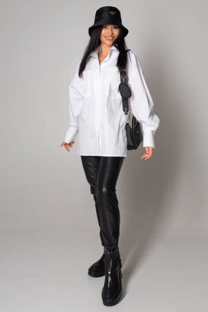 Jadone Fashion: Рубашка Эни білий - фото 1