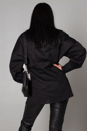 Jadone Fashion: Рубашка Эни чорний - фото 2