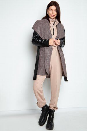 Jadone Fashion: Облегченное пальто Отто сірий - фото 9