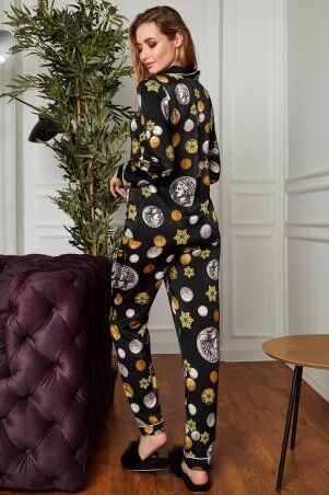 Jadone Fashion: Пижама Моне чорний - фото 3