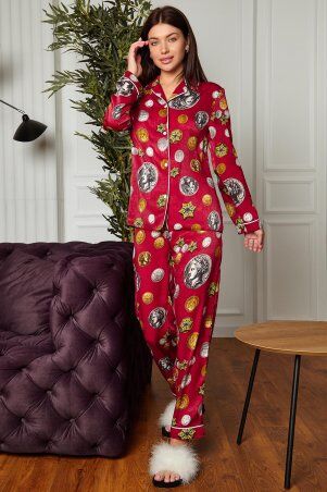 Jadone Fashion: Пижама Моне червоний - фото 1