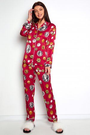 Jadone Fashion: Пижама Моне червоний - фото 4
