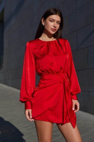 Jadone Fashion: Платье Мири червоний - фото 3