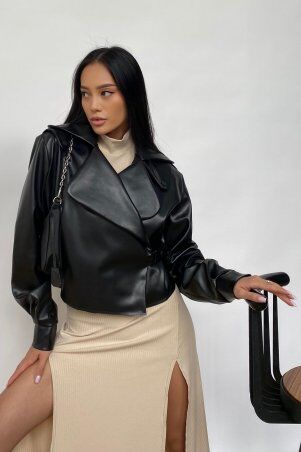 Jadone Fashion: Куртка Дейт с подкладкой чорний - фото 3
