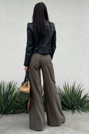 Jadone Fashion: Брюки-палаццо Фива коричневий - фото 4
