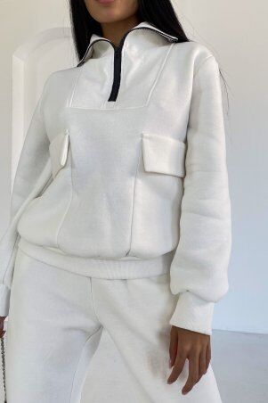 Jadone Fashion: Свитшот Магда білий - фото 8
