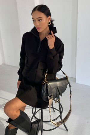 Jadone Fashion: Свитшот Магда чорний - фото 1